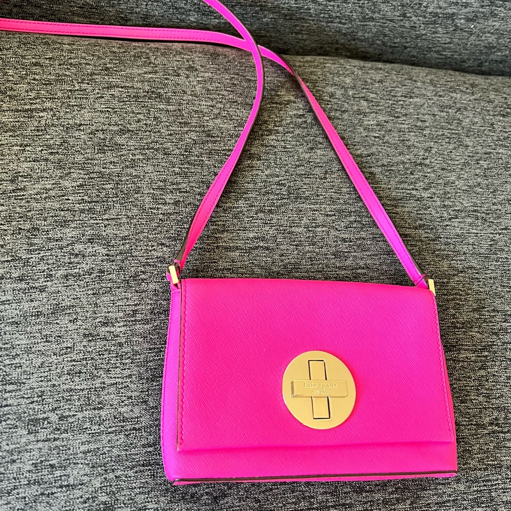 Kate spade hot pink crossbody bag
